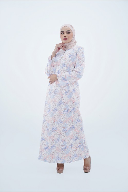 Embroidered Lace Jubah