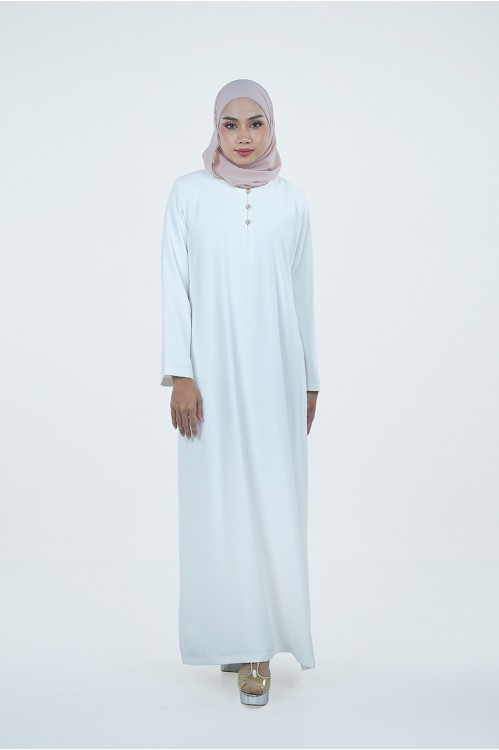 Dotted White Jubah
