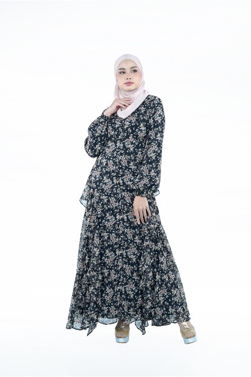 Altirah Maxi Dress (Black)