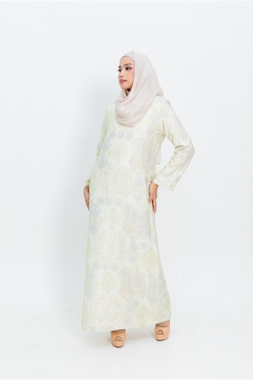 Lime Pastel Jubah